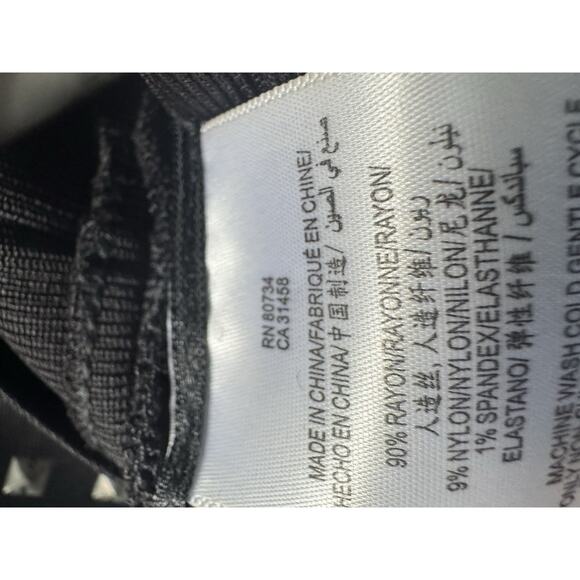 bcbg max azria Women Medium Black Studded Bandage Skirt Stretch #5738 - Picture 10 of 11